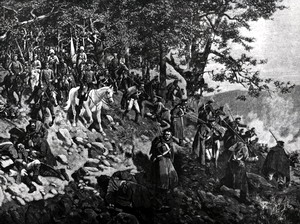 Вступление в Дарго князя М.С. Воронцова. Художник Ф.Рубо